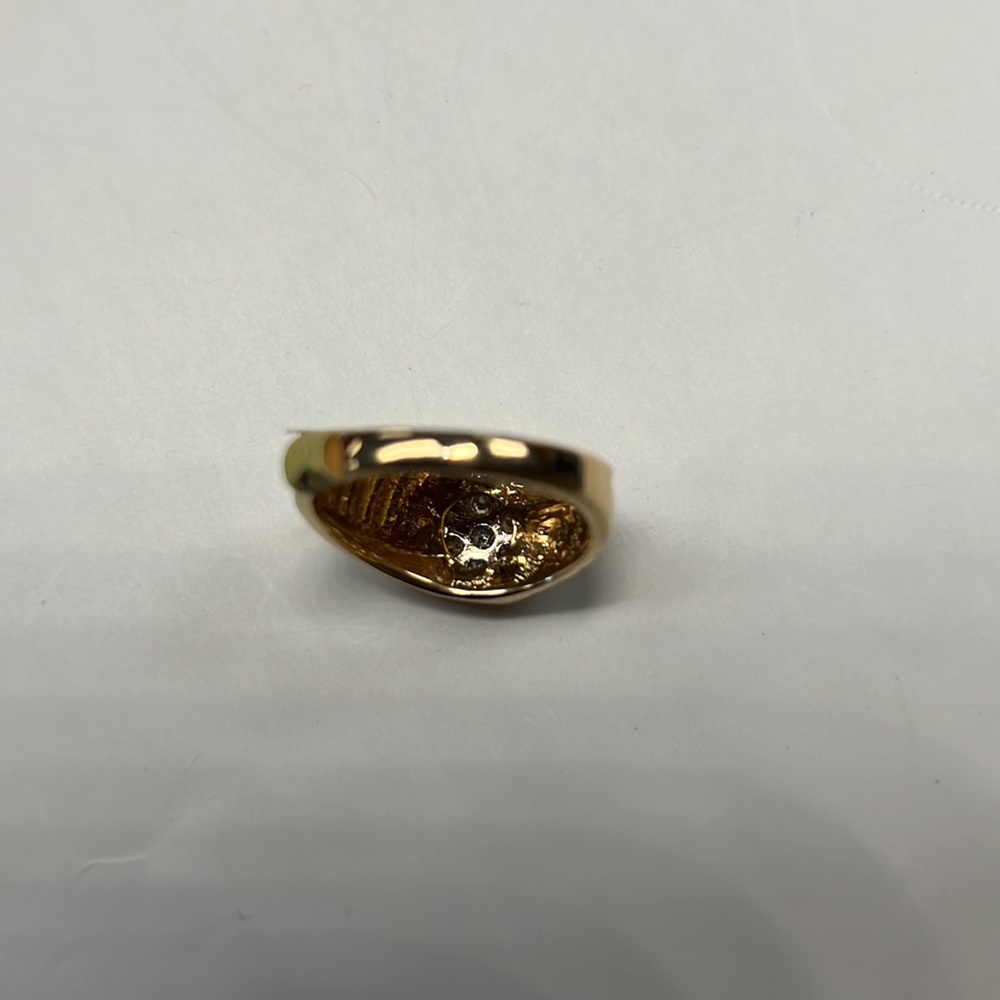 Diamonds 14K Solid Gold Ring - Picture 5 of 6